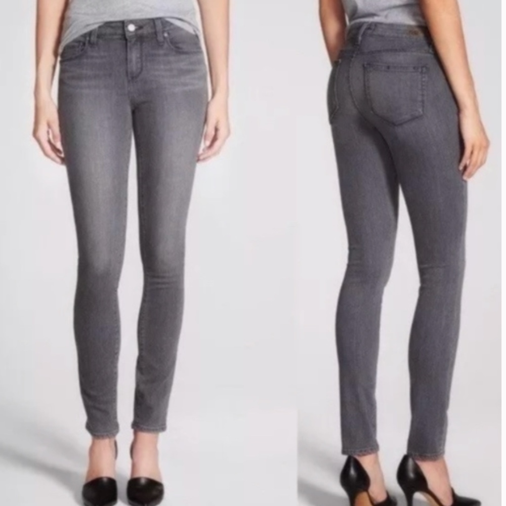 Paige Verdugo Ultra Skinny Grey Jeans Size 28